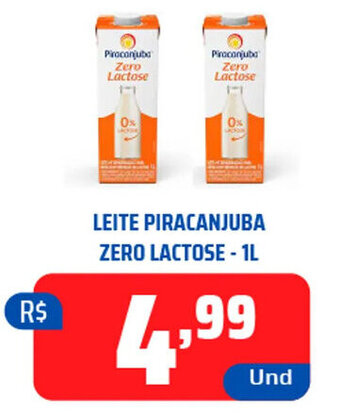 Tatico LEITE PIRACANJUBA ZERO LACTOSE - 1L oferta