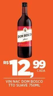 DB Supermercados Vin nac dom bosco tto suave 750ml oferta