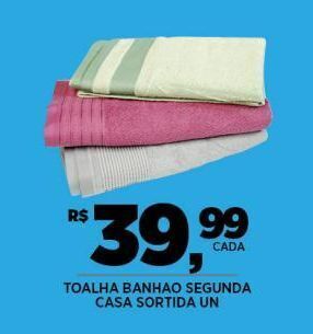 DB Supermercados Toalha banhao segunda casa sortida un oferta
