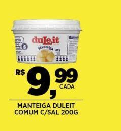 DB Supermercados Manteiga duleit comum c/sal 200g oferta