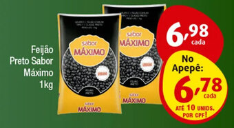 Feijão Preto Sabor Máximo 1kg