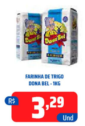 Tatico FARINHA DE TRIGO DONA BEL-1KG oferta