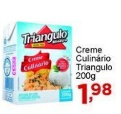 Rossi Supermercado Creme Culinario Triangulo 200g oferta