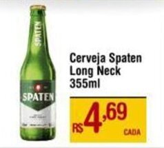 Max Atacadista Cerveja Spaten Long Neck 355ml oferta