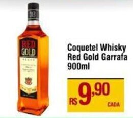 Max Atacadista Coquetel Whisky Red Gold Garrafa 900ml oferta