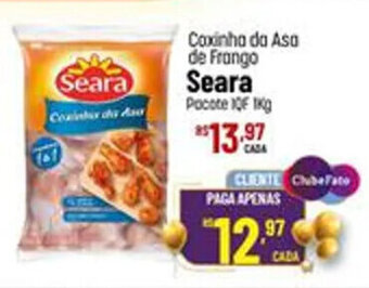 Muffato Coxinha da Asa de Frango Seara pacote iqf 1kg oferta