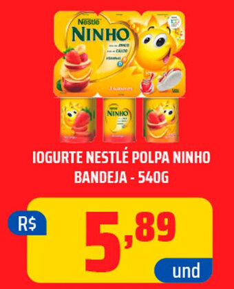 IOGURTE NESTLÉ POLPA NINHO BANDEJA - 540G