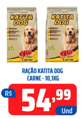 RAÇÃO KATITA DOG CARNE-10,1KG