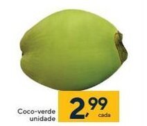 Coco-verde unidade