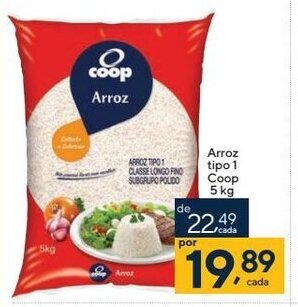 Coop Arroz tipo 1 Coop 5 kg oferta