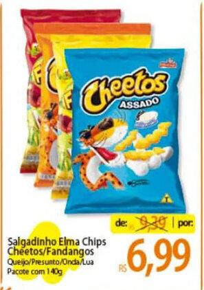 Atacadão Salgadinho Elma Chips Cheetos/Fandangos Pacote com 140g oferta