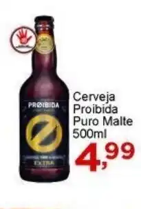 Rossi Supermercado Cerveja Proibida Puro Malte 500ml oferta