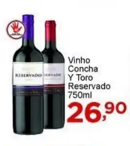 Rossi Supermercado Vnho Concha Y Toro Reservado 750ml oferta