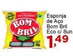Rossi Supermercado Esponja de Aco Bom Bril Eco c/ 8un oferta