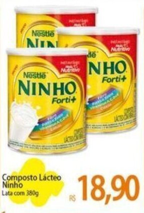Atacadão Composto Lácteo Ninho Lata com 380g oferta