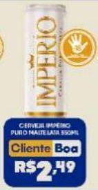 Boa Supermercados Cerveja imperio puro malte lata 350ml oferta