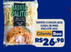 Boa Supermercados Batata congelada casa de mãe pacote 2kg oferta