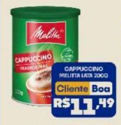 Cappuccino melitta lata 200g