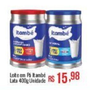 Mart Minas Leite em Pó Itambé Lata 400g Unidade oferta