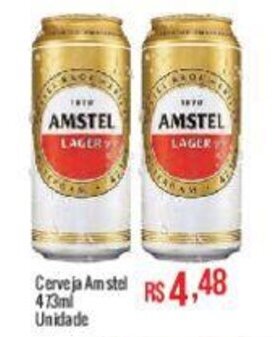 Mart Minas Cerveja Amstel 473ml Unidade oferta