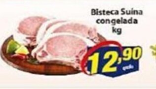 Vencedor Atacadista Bisteca Suina congelada kg oferta