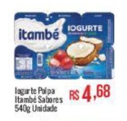 Mart Minas Iogurte Polpa Itambé Sabores 540g Unidade oferta