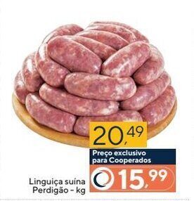 Coop Linguiça suína Perdigão-kg oferta