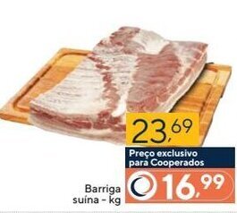 Barriga suína - kg