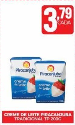 Fort Atacadista CREME DE LEITE PIRACANJUBA TRADICIONAL TP 200G oferta