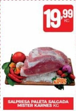 Fort Atacadista SALPRESA PALETA SALGADA MISTER KARNES KG oferta