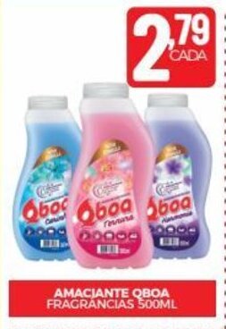 Fort Atacadista AMACIANTE QBOA FRAGRÂNCIAS 500ML oferta