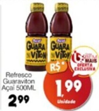 Supermercado Bem Barato Refresco Guaraviton Açai 500ML oferta