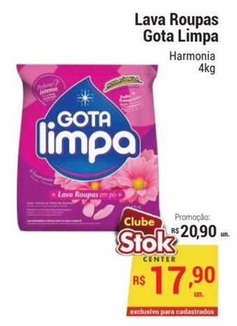 Lava Roupas Gota Limpa Harmonia 4kg