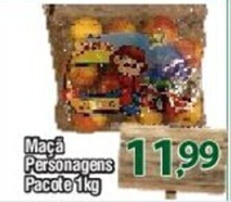 Rede Plus Supermercados Maca Personagens Pacote 1kg oferta