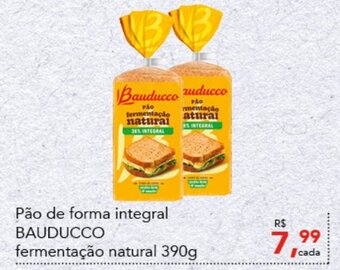 Cometa Supermercados Pão de forma integral BAUDUCCO fermentação natural 390g oferta