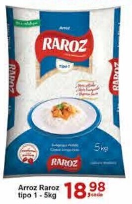 Rossi Supermercado Arroz Raroz tipo 1-5kg oferta