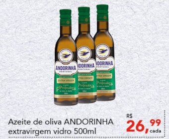 Cometa Supermercados Azeite de oliva ANDORINHA extravirgem vidro 500ml oferta