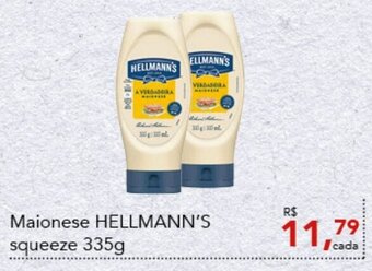 Cometa Supermercados Maionese HELLMANN'S squeeze 335g oferta