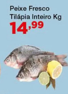 Chama Supermercados Peixe Fresco Tilápia Inteiro Kg oferta