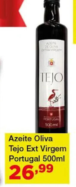 Chama Supermercados Azeite Oliva Tejo Ext Virgem Portugal 500ml oferta