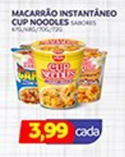 Novo Mix MACARRÃO INSTANTÂNEO CUP NOODLES SABORES oferta