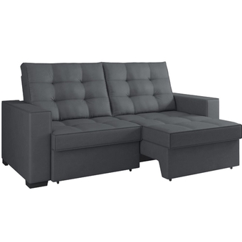 Benoit Sofá estofado arte cubica ac189.7735 retrátil vermont 220cm oferta