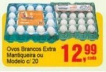 Negreiros Ovos Brancos Extra Mantiqueira ou Modelo c/20 oferta