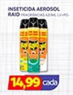 Novo Mix Inseticida Aerosol Raid oferta