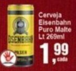 Cerveja Eisenbahn Puro Malte lt 269ml