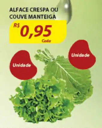 Assaí Atacadista Alface crespa ou Couve manteiga oferta