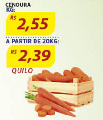 Assaí Atacadista Cenoura 1kg oferta