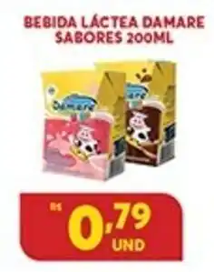 Atacadão Centro Sul Bebida Lactea Damare Sabores 200ml oferta