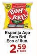 Esponja Aço Bom Bril Eco c/ 8un.