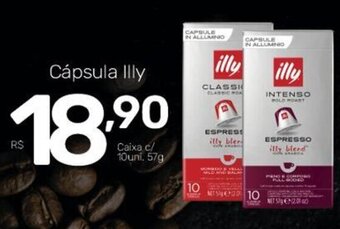 Supermercados Jau Serve Cápsula Illy 57g oferta